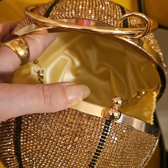 Crystal Basketball Clutch Bag - Picture 4 of 4